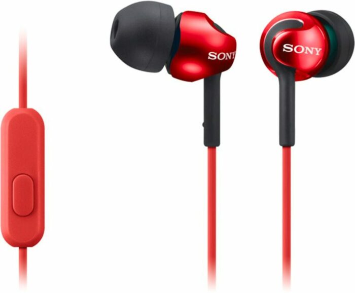 SONY Kopfhörer In Ear MDR-EX110AP rot metallic