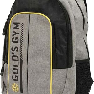 GGBAG127 Golds Gym Rucksack Schwarz u. Grau