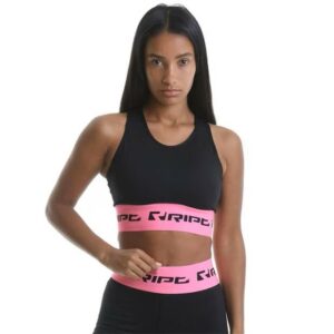 Ript | Crop Top Ladies Black/Pink