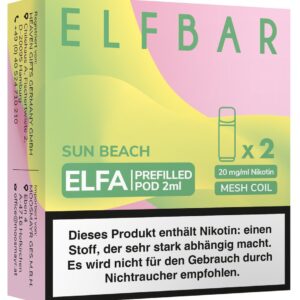 Elfbar ELFA Pods Sun Beach/Apple Peach 20mg 2 Stk.