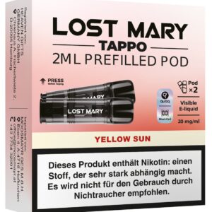 Lost Mary Tappo "Yellow Sun" Pod´s 20mg/Watermelon (2 Ex.) 20mg/ml
