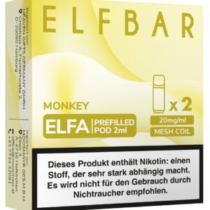 Elfbar ELFA Pods Monkey/Banana 20mg 2 Stk.