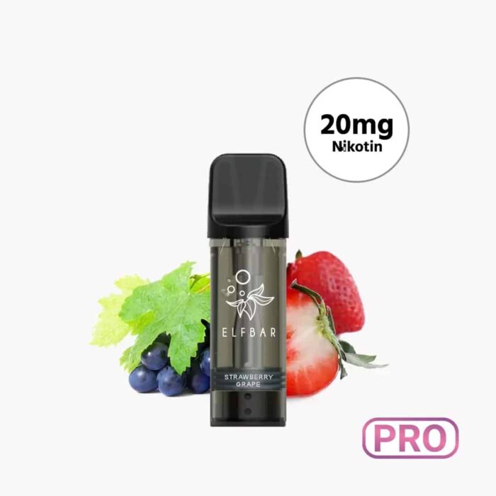 Elfbar ELFA Pods Red Tasty/Strawberry Grape 20mg 2 Stk. – Bild 2