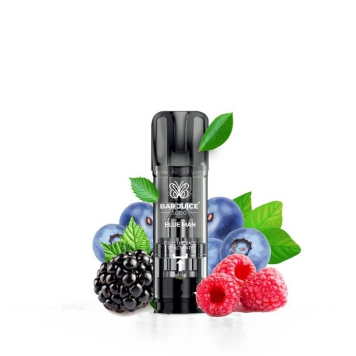 Bar Juice 5000 Blue Man/Blau-, Him-, Brombeeren 2ml/20mg/2er Paket