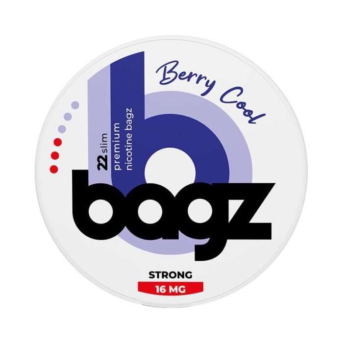 BAGZ Berry Cool Strong MHD 7-2025