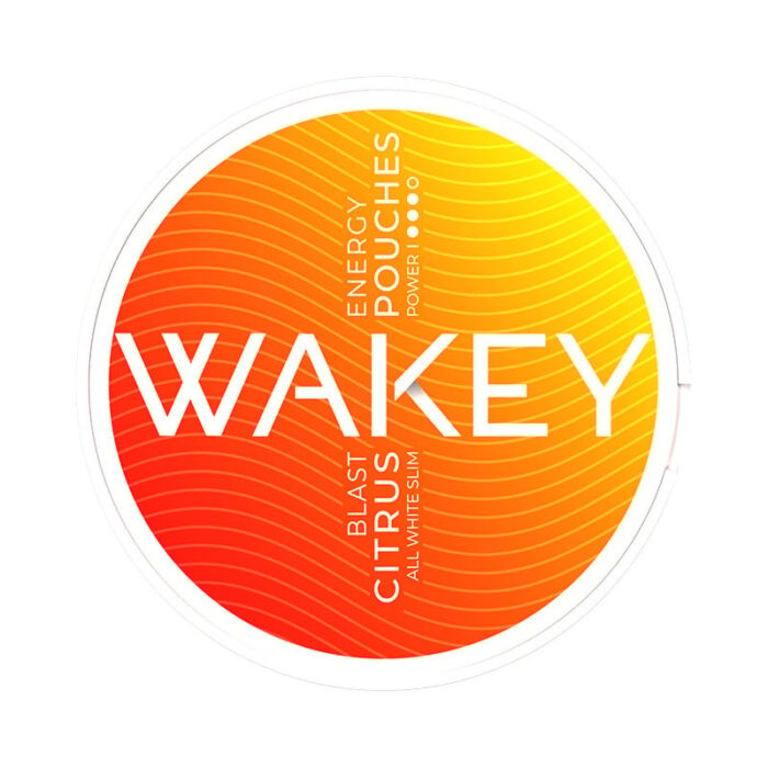WAKEY Citrus Blast Energy Pouches 50 mg Koffein