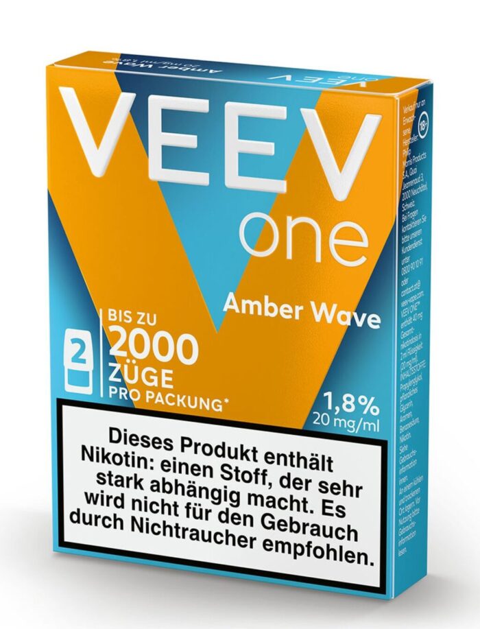 VEEV ONE Pods 2er Amber Wave/Mango 20mg/ml