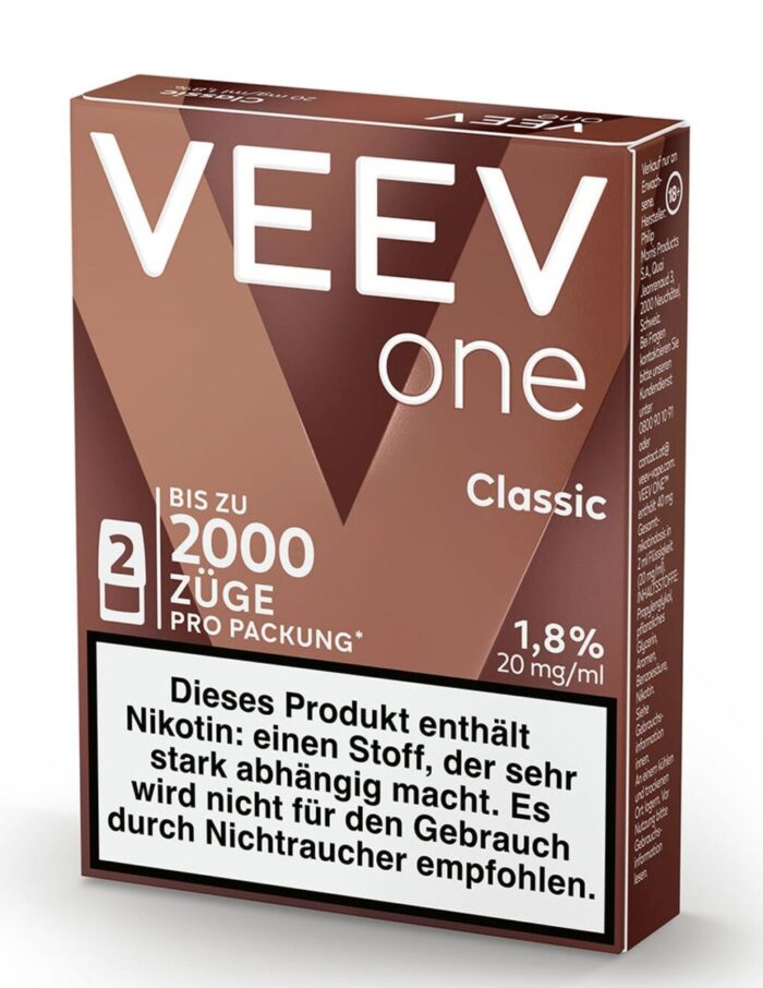 VEEV ONE Pods 2er Classic/Tobacco 20mg/ml