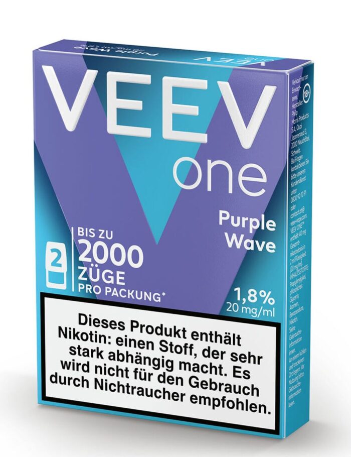 VEEV ONE Pods 2er Purple Wave/Blue Raspberry 20mg/ml