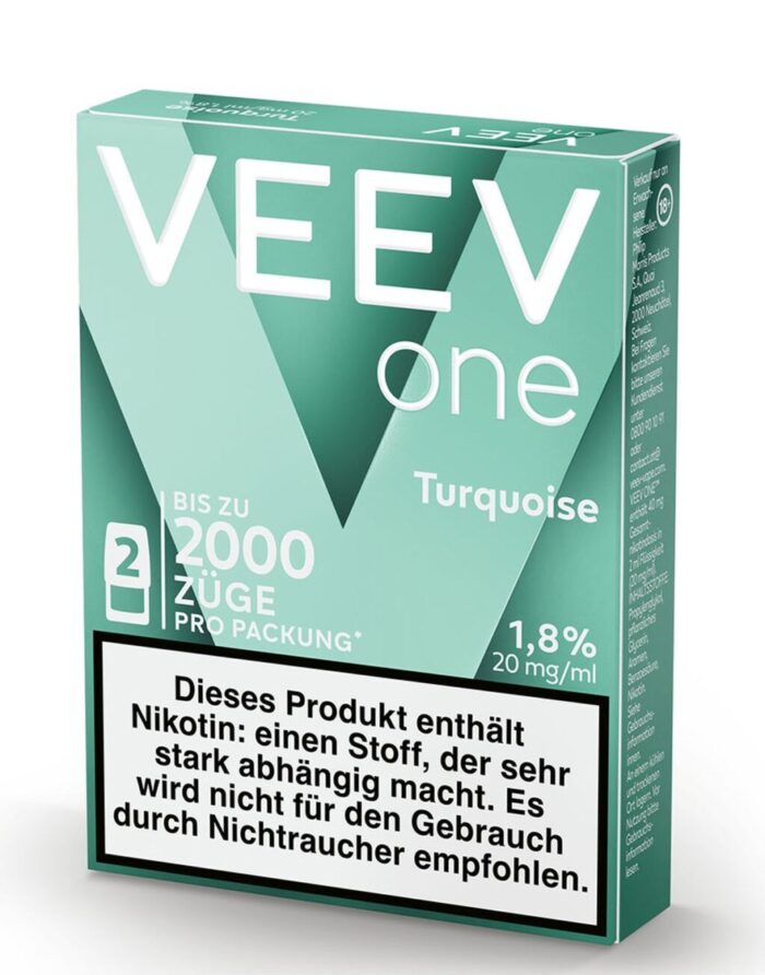 VEEV ONE Pods 2er Turquoise/Blue Mint 20mg/ml